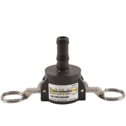 ¾" Female Coupler x ½" Hose Barb