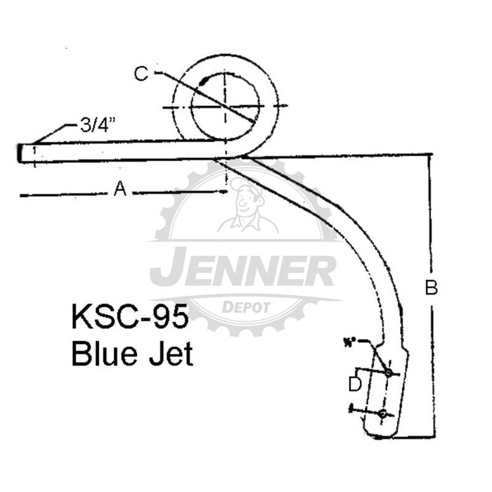 1-1/4" Coil Spring Applicator Shank