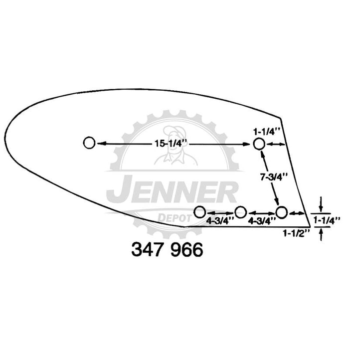 387 Series Moldboard 14" 16" 18"