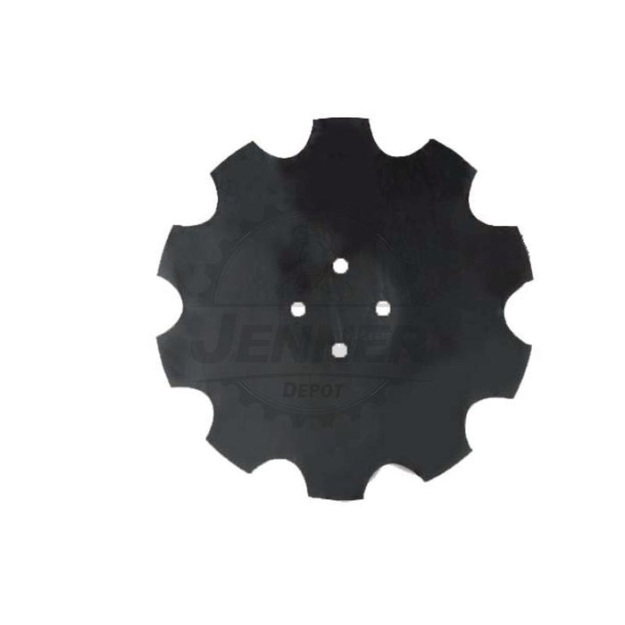 22" Notched Coulter Blade .256" Thick