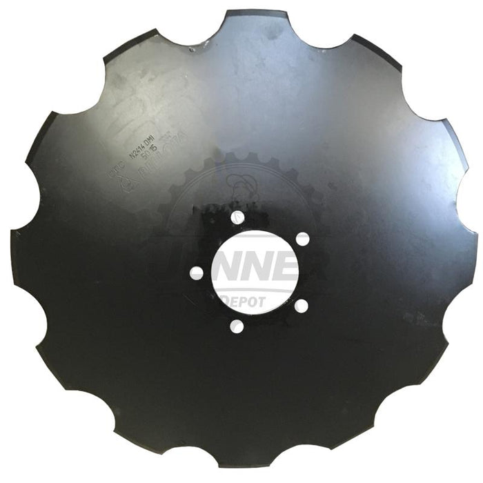 24" Notched Concave Disc Blade .236"