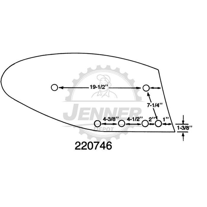 18" WFE Moldboard High Back