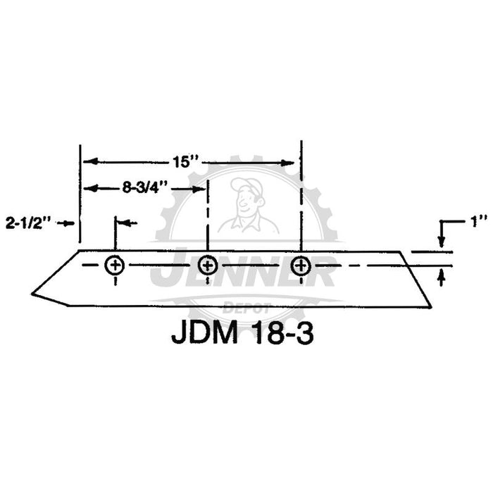 Long Wear Metric Plow Share