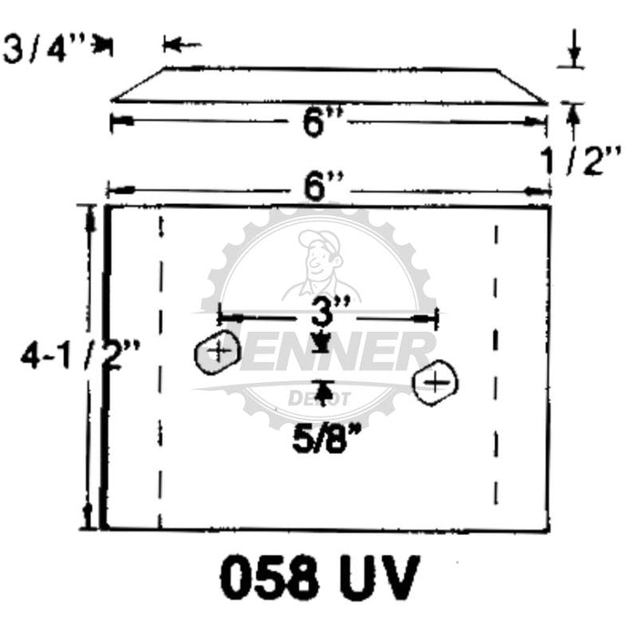 Steel Landside Wear Pad