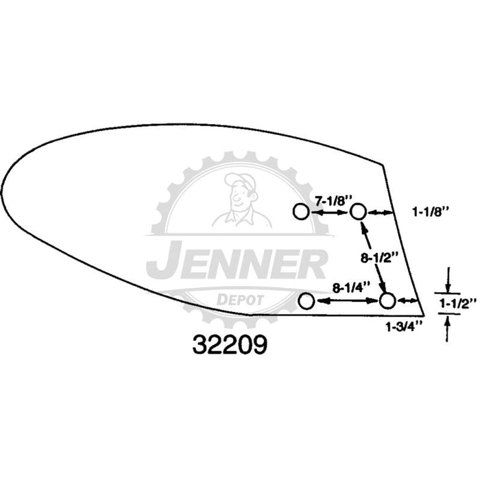 18" Metric Moldboard