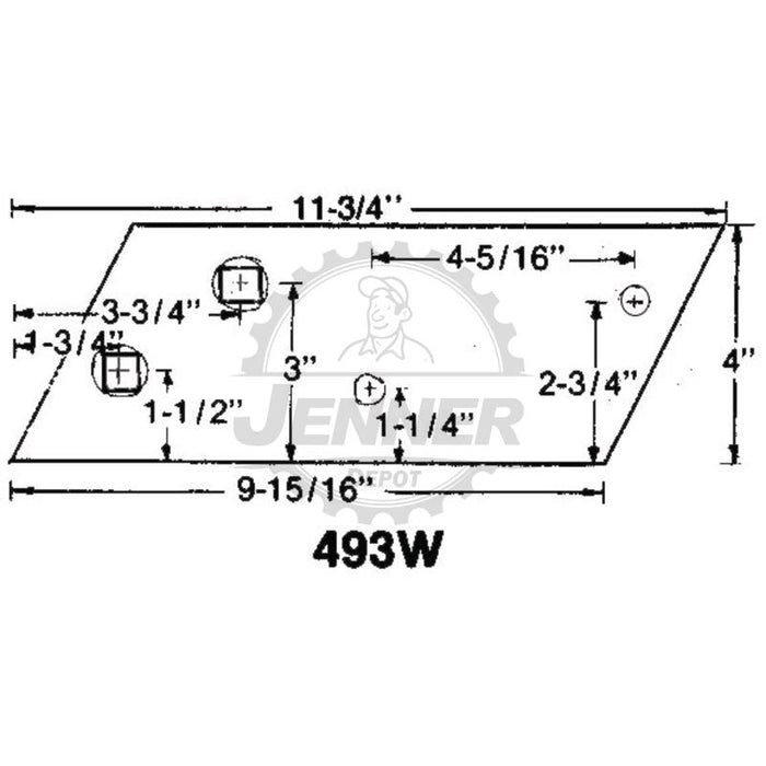 HS/NU Bottom Back Plate