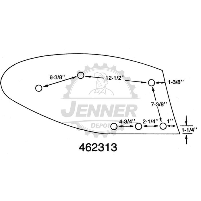 14" Super Chief Moldboard
