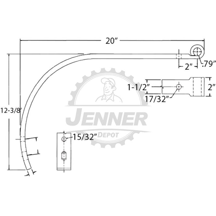 Field Cultivator Shank Assembly