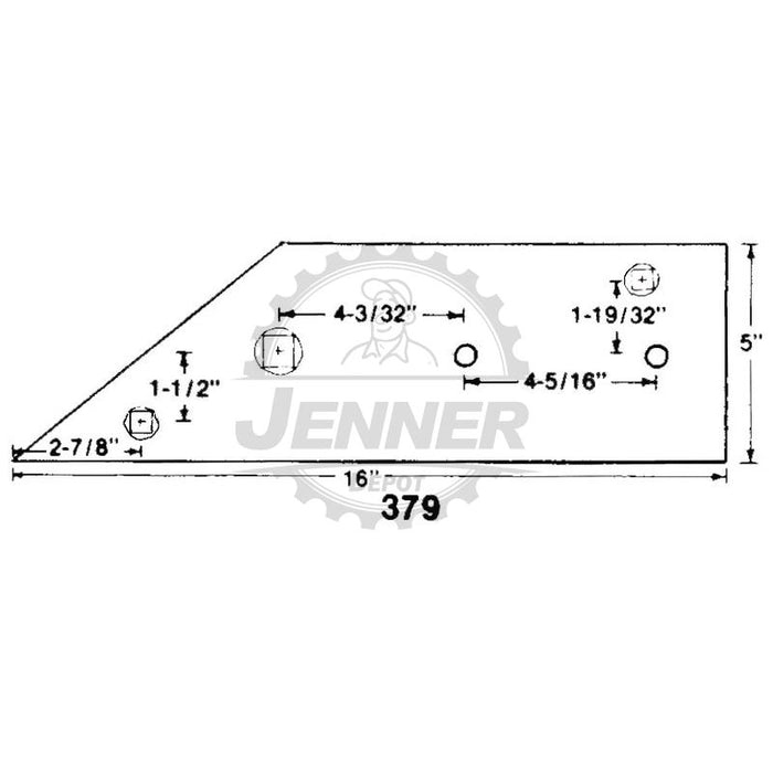 Inner Plate Landside Assembly