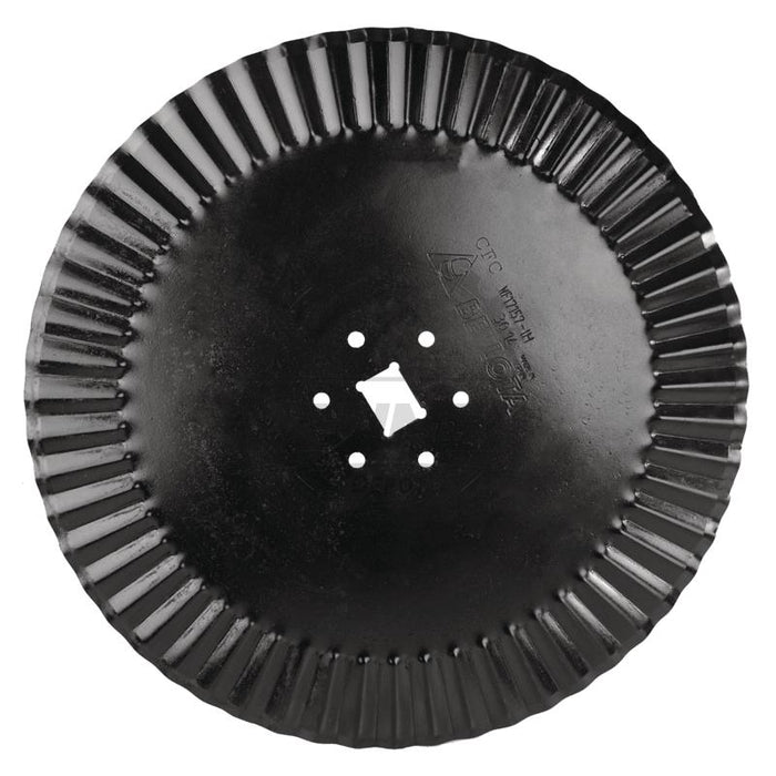 17" Fluted Coulter Blade Rectangular Hole