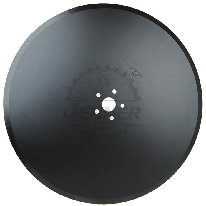 22.9" Smooth Coulter Blade Single Bevel