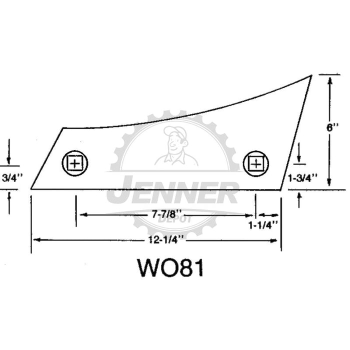 18" High Back Bottom Shin