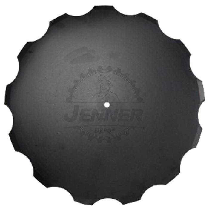 22" Flat Notched Coulter Blade