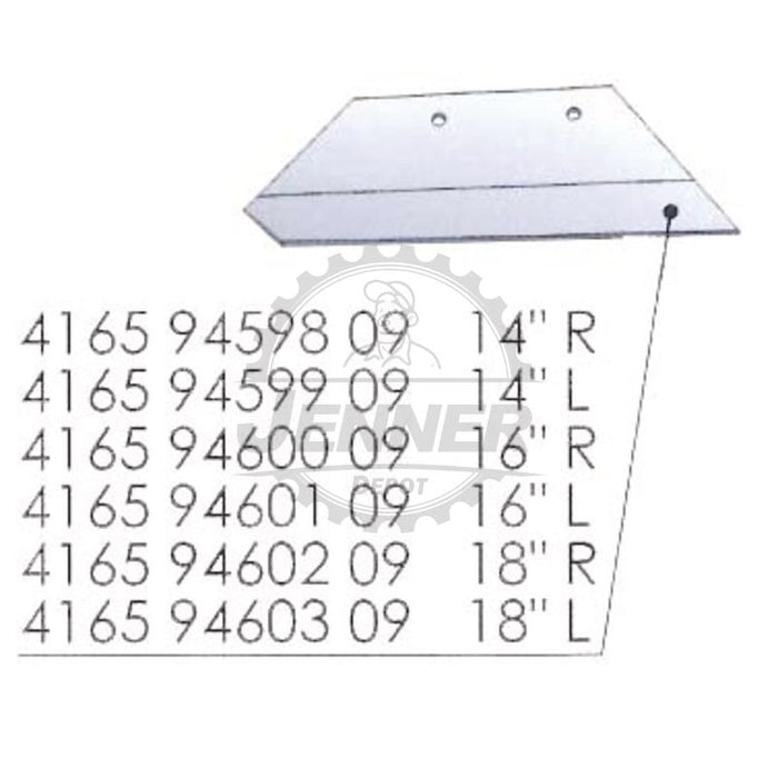 18" RH Plow Share XL Bottom