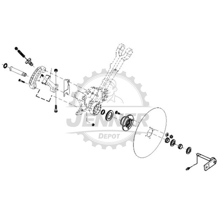 Depthshaft Arm for No-Till Drills
