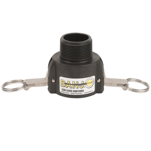 1½" Female Coupler x 1½" Male NPT