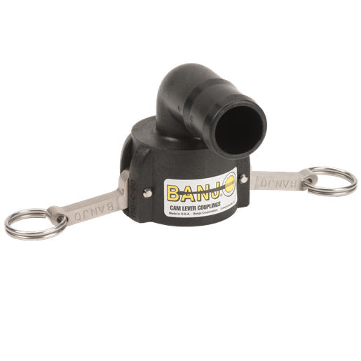 1½" 90° Female Coupler x 1½" Hose Barb