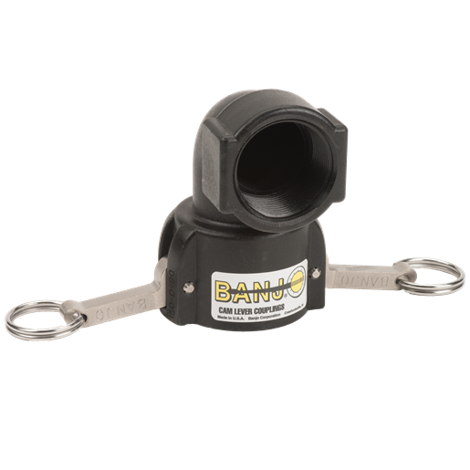 1½" 90° Female Coupler x 1½" FNPT