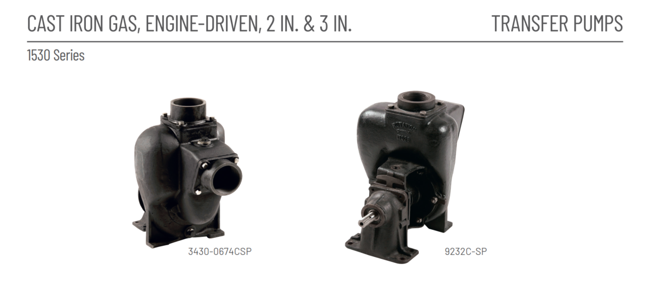 3" Cast Iron Pump Only