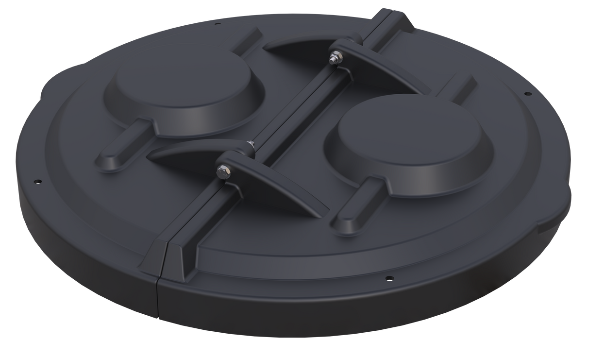 23" Hinged Lid for Batch Tanks