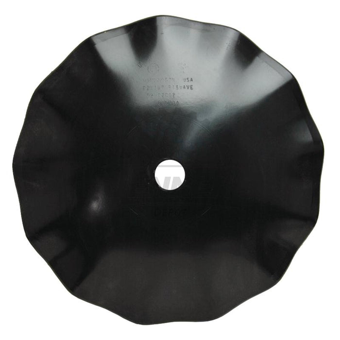 22" Wavy Disc Blade 2" Center Hole