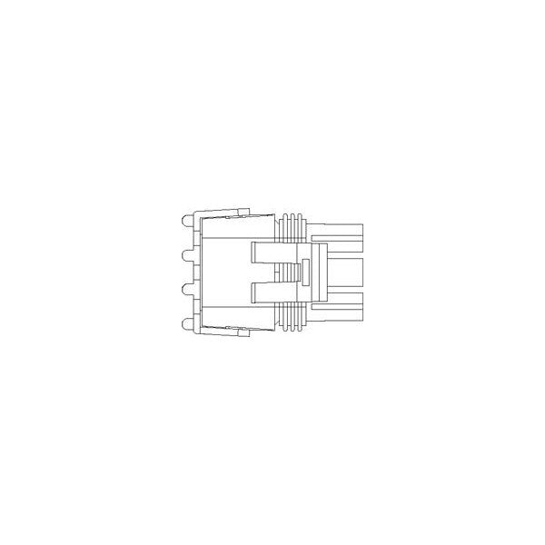 Weather Pack- Plugged Tower - 3 Pin