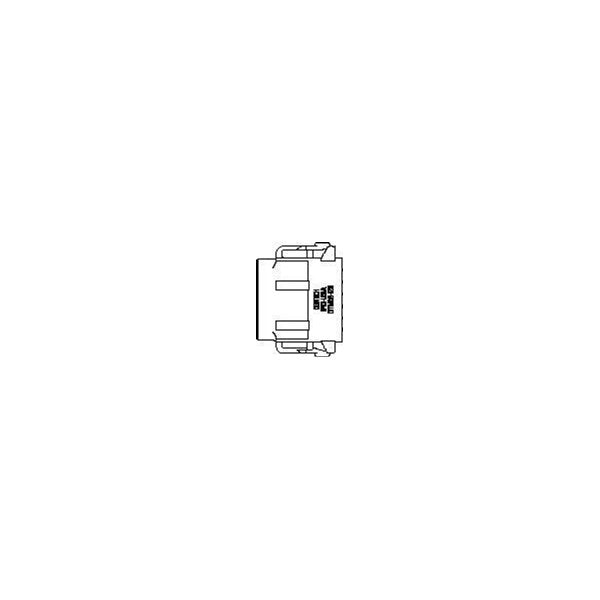 Dust Plug - Deutsch DTM Connector - 12 Pin Key B (Black)