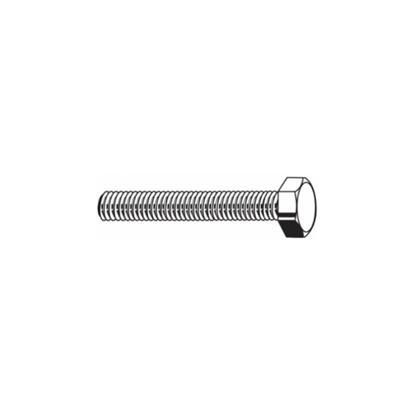 Hex Head Capscrew - Coarse Thread, Grade 5, Yellow Zinc Plated - 1/2" x 1-1/2"