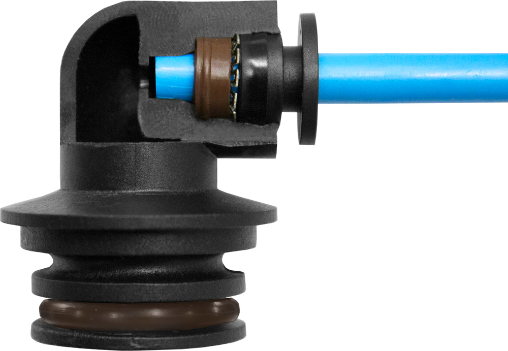 Fitting  - ORS x 1/4" Push-In Tube - 90°