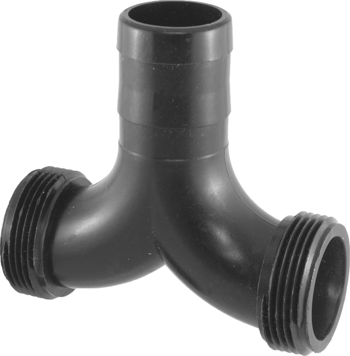 Quick Connect Sweep Tee - 1" Hose Shank x 1" SST x 1" SST