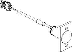 Proximity Switch Assembly with Mounting Block