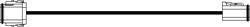 Cable - Moisture Adapter - CNew Holland  to Ag Leader - 2.5'
