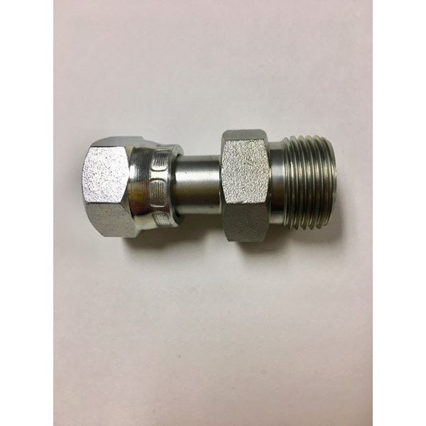 Hydraulic Fitting - Straight Adapter - #6 FORF to #8 MORF