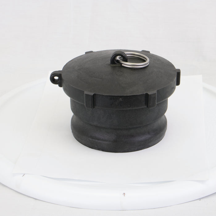 4" Plug x Female Coupler Poly Cam Lever Coupling