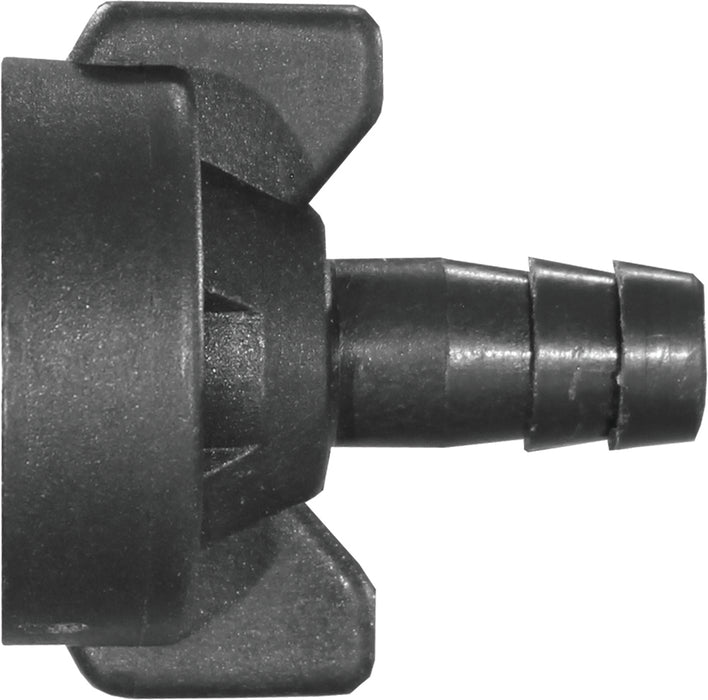 Radialock Hose Barb Cap, 3/8" Black