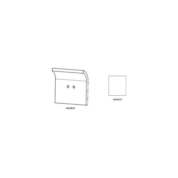 Impact Plate Kit - UHMW - 6" x 5.5" (9X50/9X60)