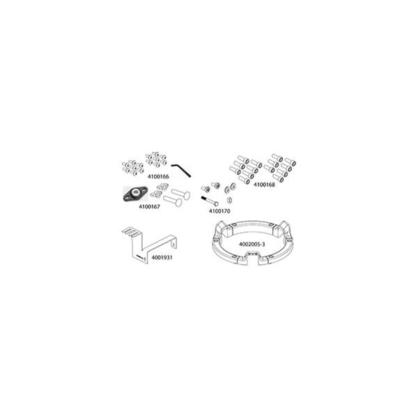 Parts Kit - Anti-Rotation - John Deere 9Xx0 Combines 8, AgChem XX54 / XX64 / XX74, Miller, Red Ball 7830
