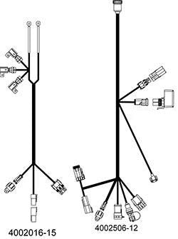 Display Cable Kit - CAN A / B, Ethernet with 15' Power Cable - Integra / Versa / Compass