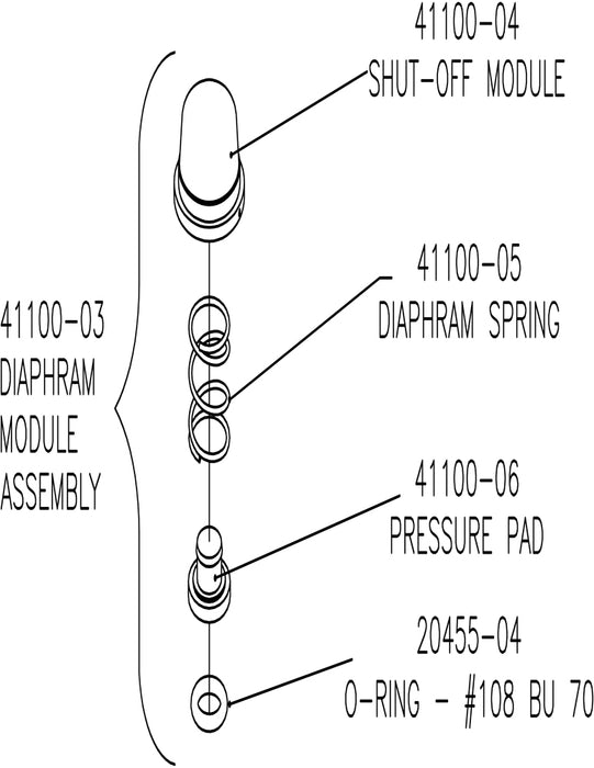Combo-Rate Diaphragm Module Assembly