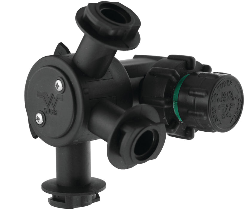 Combo-Rate 3 Head Side Turret Diaphragm Assembly, Manual On/Off Assembly