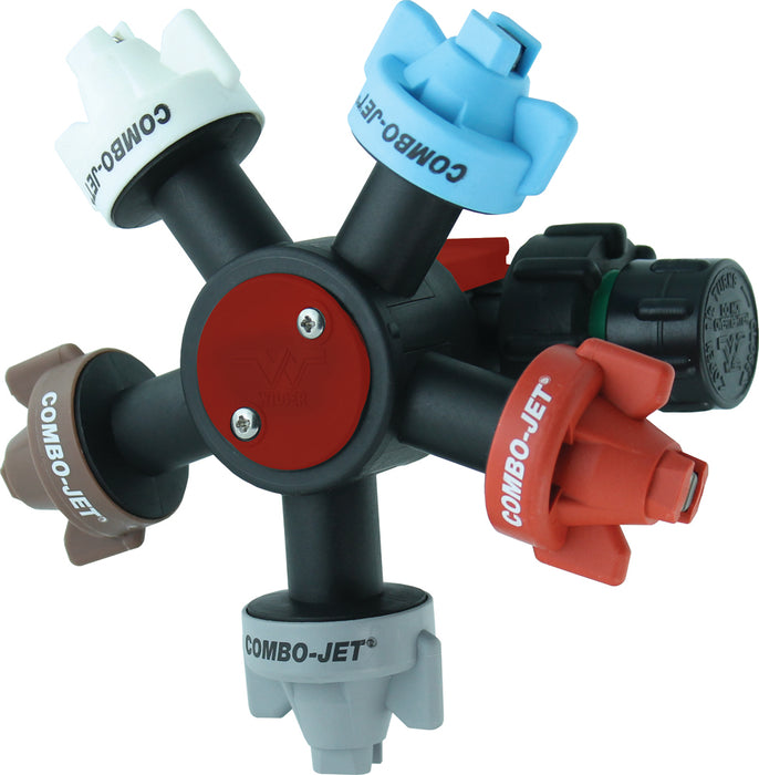 Combo-Rate 3 Crank/2 Slant Head Side Turret Diaphragm Assembly, Manual On/Off Assembly