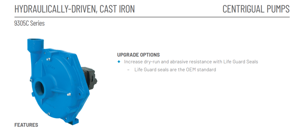 Impeller (Poly) for  9305C Series
