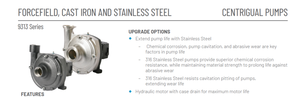 9313 Series ForceField Pump