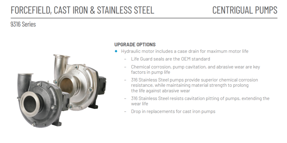 Impeller for 9316 Series