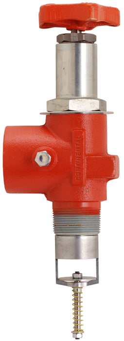 Extra Flow Tank Valve 1-1/2" Male Pipe Thread  x  1-1/2" Female Pipe Thread Out