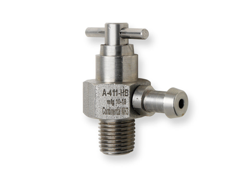 Remote Bleed Valve 1/4" Male Pipe Thread  x  3/8" Hose Barb