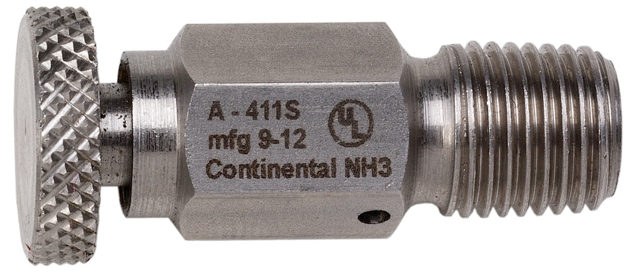 Outage & Bleeder Valve - Knurl Knob Style Handle