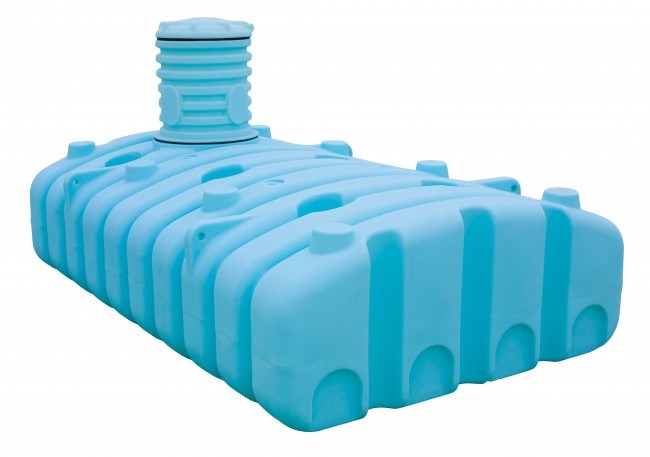 2000 Gallon Aquifer Low-Profile Cistern Tank with 28" Ground Access Assembly