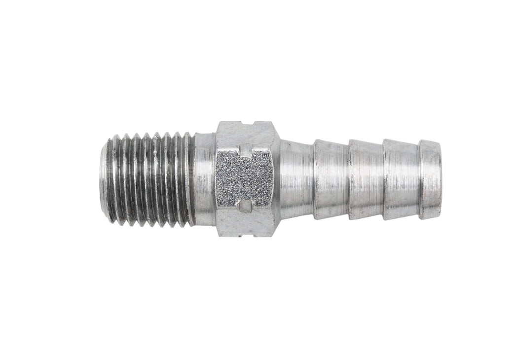 Hose Barb 1/4"MPT  x 3/8"Stainless Steel .093 Orifice