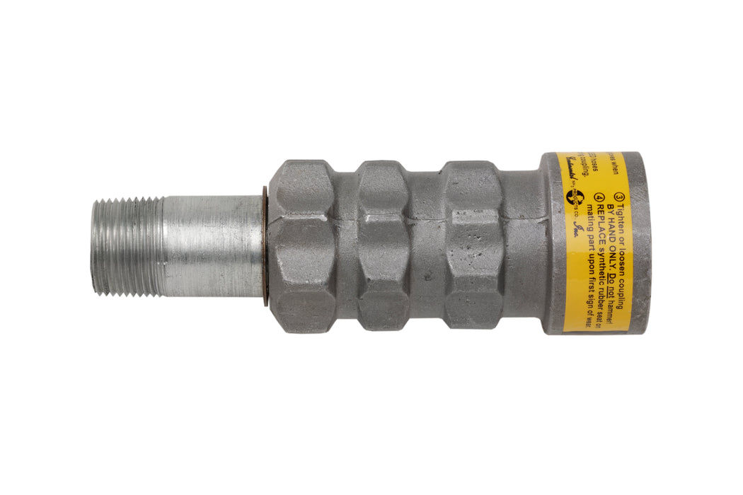 Safety Extension Coupling 1" Male Pipe Thread  x  1-3/4" Acme Fe